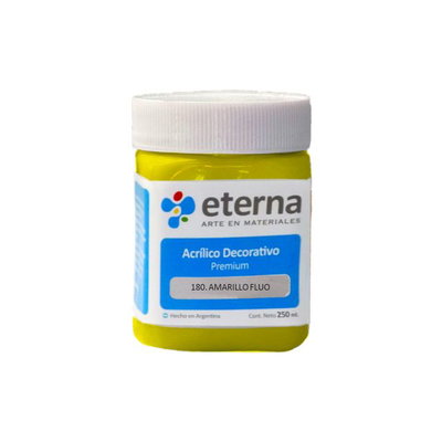 Acrílico común Eterna Amarillo flúor 