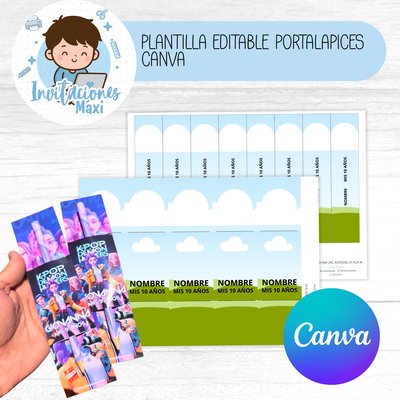 PLANTILLA EDITABLE PORTALAPICES CANVA