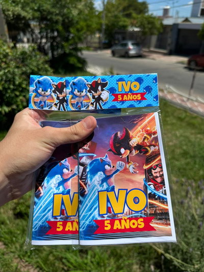 Libritos Colorear Personalizado En Bolsita X10