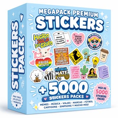 PACK STICKERS +5000