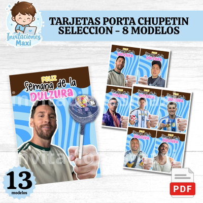 PORTA CHUPETINES SELECCION SEMANA DE LA DULZURA