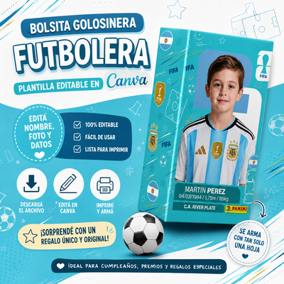 PLANTILLA BOLSITA GOLOSINERA FIGURITA