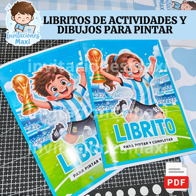 LIBRITOS DE ACTIVIDADES Y PARA PINTAR EDICION MUNDIAL
