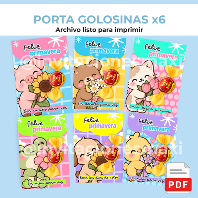 PORTA GOLOSINAS PRIMAVERA