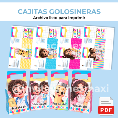 CAJITAS DIA DEL ESTUDIANTE X4