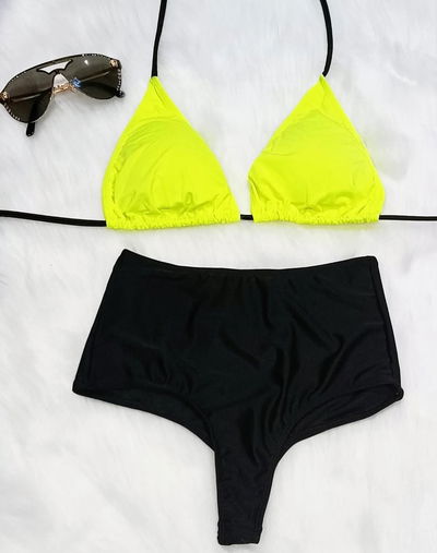 Bikini tiro alto less