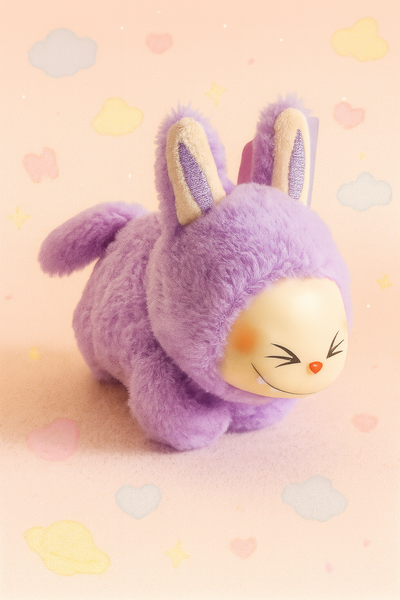 PULSERA DE LABUBU MORADA/VIOLETA (MUEVE LA COLA)