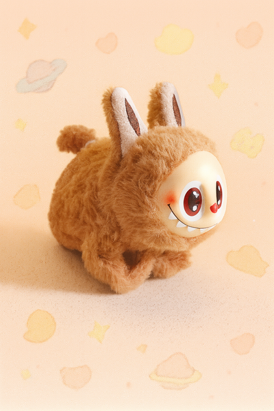 PULSERA DE LABUBU MARRÓN