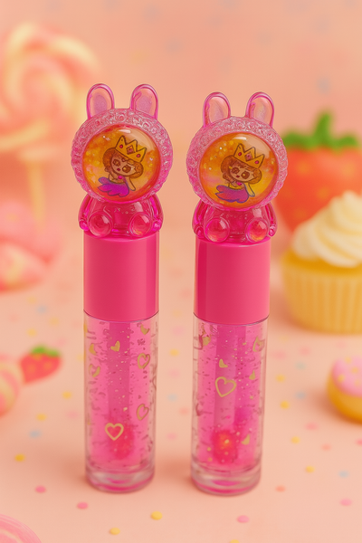 LIP GLOSS MÁGICO DE LABUBU ROSA