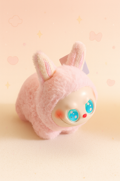PULSERA LABUBU ROSA (MUEVE LA COLA)