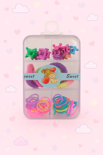 SET DE ACCESORIOS PARA CABELLOS