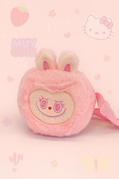 CARTERA DE LABUBU ROSA