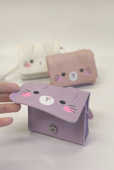 MINI CARTERA/BANDOLERA CONEJA LILA 💜