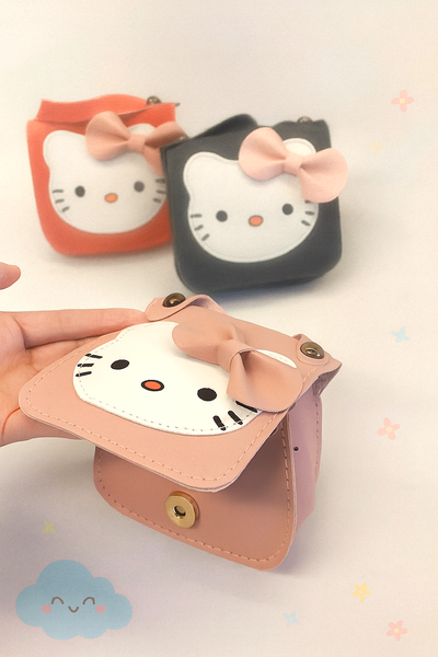 MINI CARTERA/ BANDOLERA KITTY ROSA 🩷 