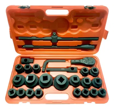 Set de tubos camionero 26 piezas – Encastre 3/4" y 1" (Davison)