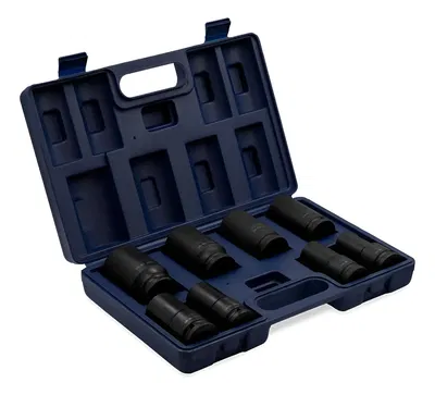 Set de llaves tubo de impacto largos 3/4" (8 piezas) – Bremen 