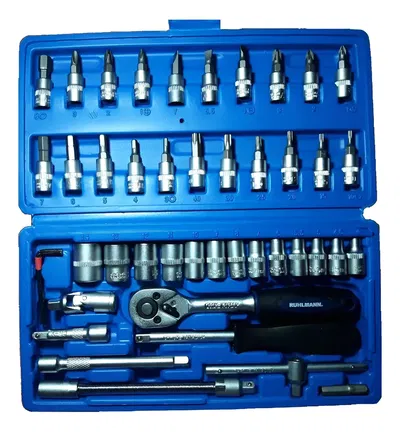 Juego de tubos, puntas y accesorios encastre 1/4" – Ruhlmann (métrico)