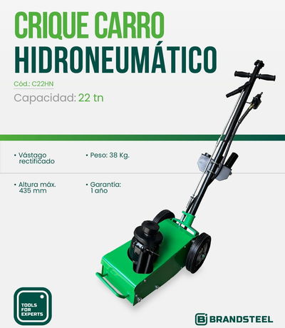 Crique Carro Hidroneumático 22 Toneladas – Uso Profesional