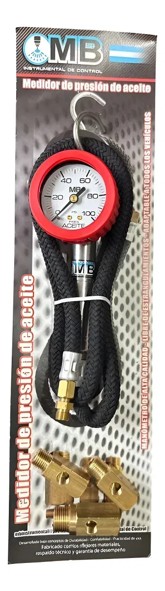 Medidor Manometo De Presion De Aceite Universal M2