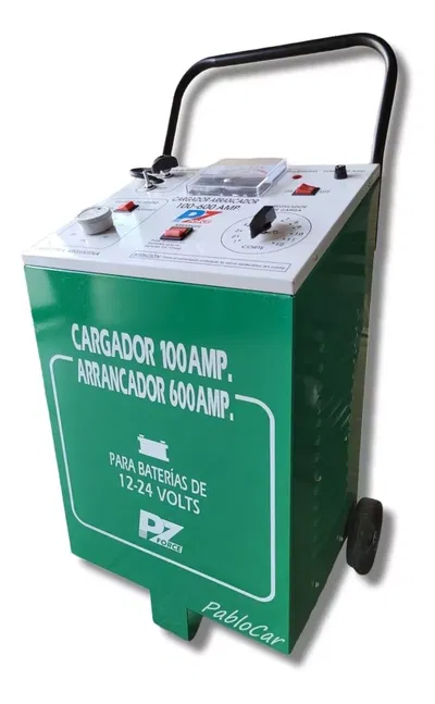 Cargador Arrancador de Baterías PZ Force 100–600 Amp 12/24V Industrial