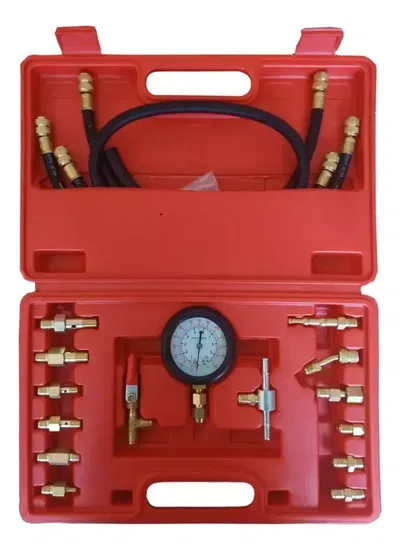 Manómetro de Presión de Nafta Automotriz Eurotech (19 Piezas)