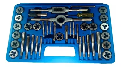 Juego Machos Y Terrajas En Mm 40 Piezas 3 A 12mm Ruhlmann