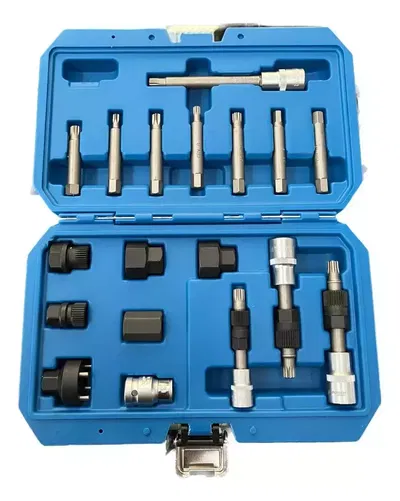 Kit Extractor Polea Alternador 18 Piezas Eurotech