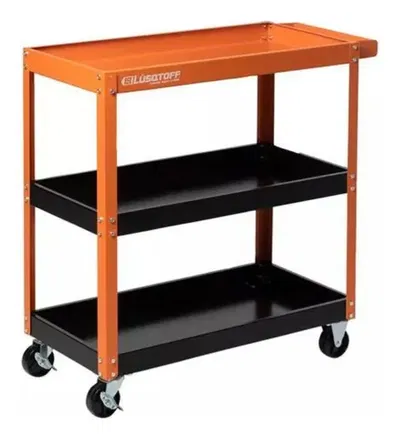Mesa Carro Lusqtoff Porta Herramientas 3 Estantes Con Ruedas