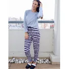 24004 Irregular Lines - Jaia Pijama Escote Redondo C/babucha