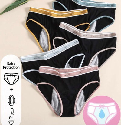 Bombachas antifiltraciones, menstruales o incontinencia de microfibra