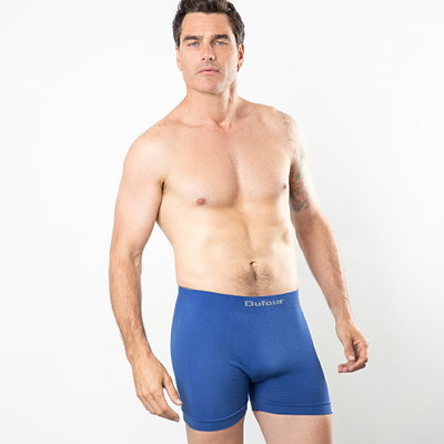 Boxer Sin Costura Algodón Labrado Dufour Art 12056 