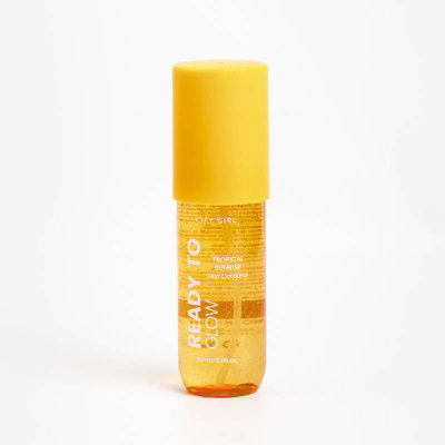 Body splash Mís Tropical Sunrise de3 City Girl x 90ml con gliter 