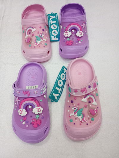 Zueco Footy Arcoiris Unicornio c/ Luz