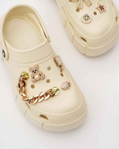 Zuecos Gummi Plataforma Crown Goma