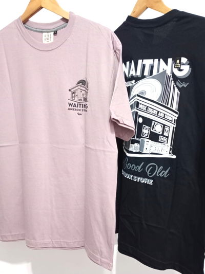 Remera Waiting Oversized c/ estampa