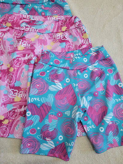 Calza biker estampada