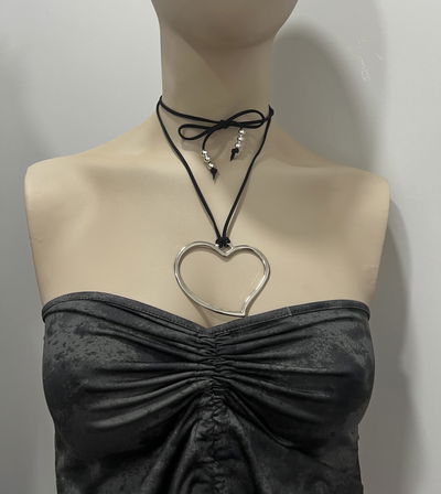 Chocker corazón grande 