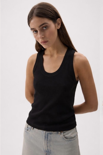 Musculosa Huella Negro Ayres