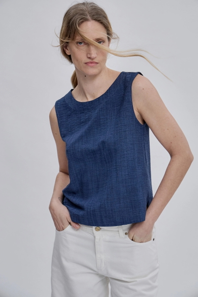 Musculosa Indigo Azul Estancias