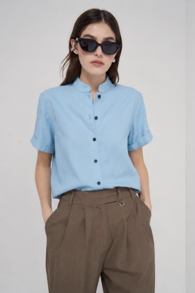 Camisa Rastro Celeste Ayres