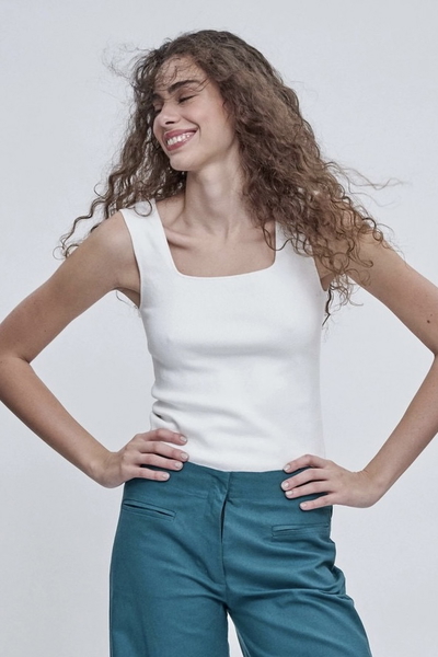 Musculosa Chiara Blanco Estancias