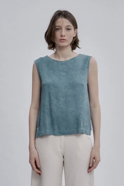 Musculosa Catalina Verde Estancias