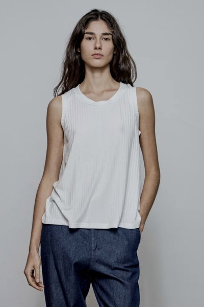 Musculosa Sol Blanco Estancias