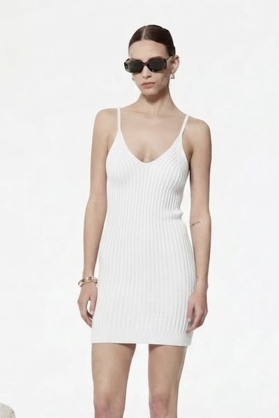 Vestido Zinner Blanco Duvian