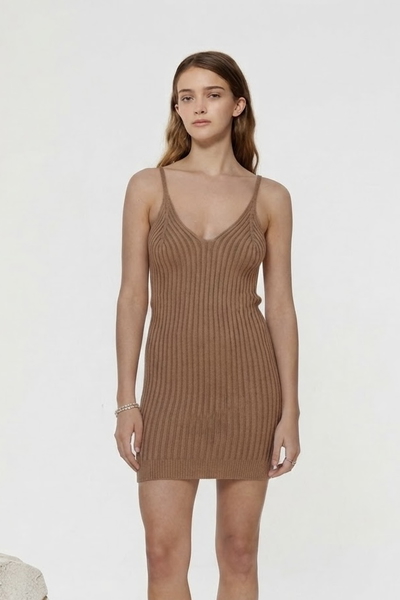 Vestido Zinner Tostado Duvian