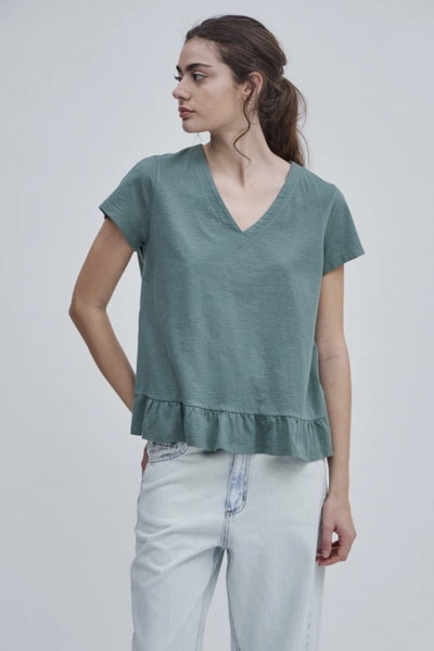 Remera Coralie Verde Estancias