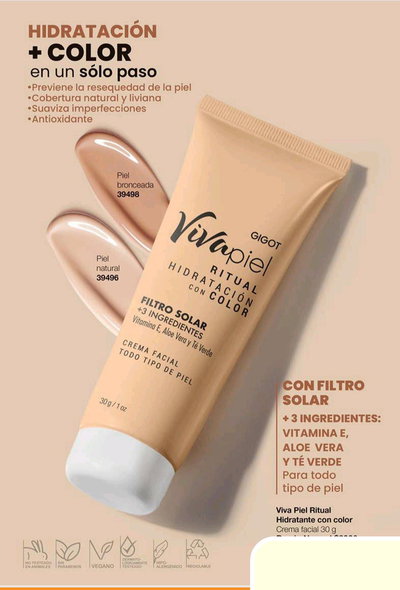 Viva Piel Ritual Hidratante con Color