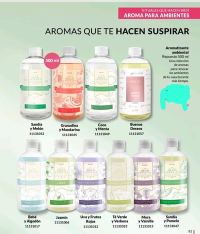 Aromatizante para cama 500 ml 
