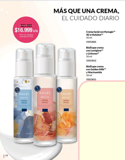 Crema facial 50 g.