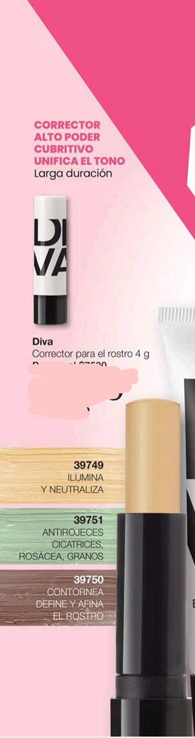 Corrector para el rostro 4g.